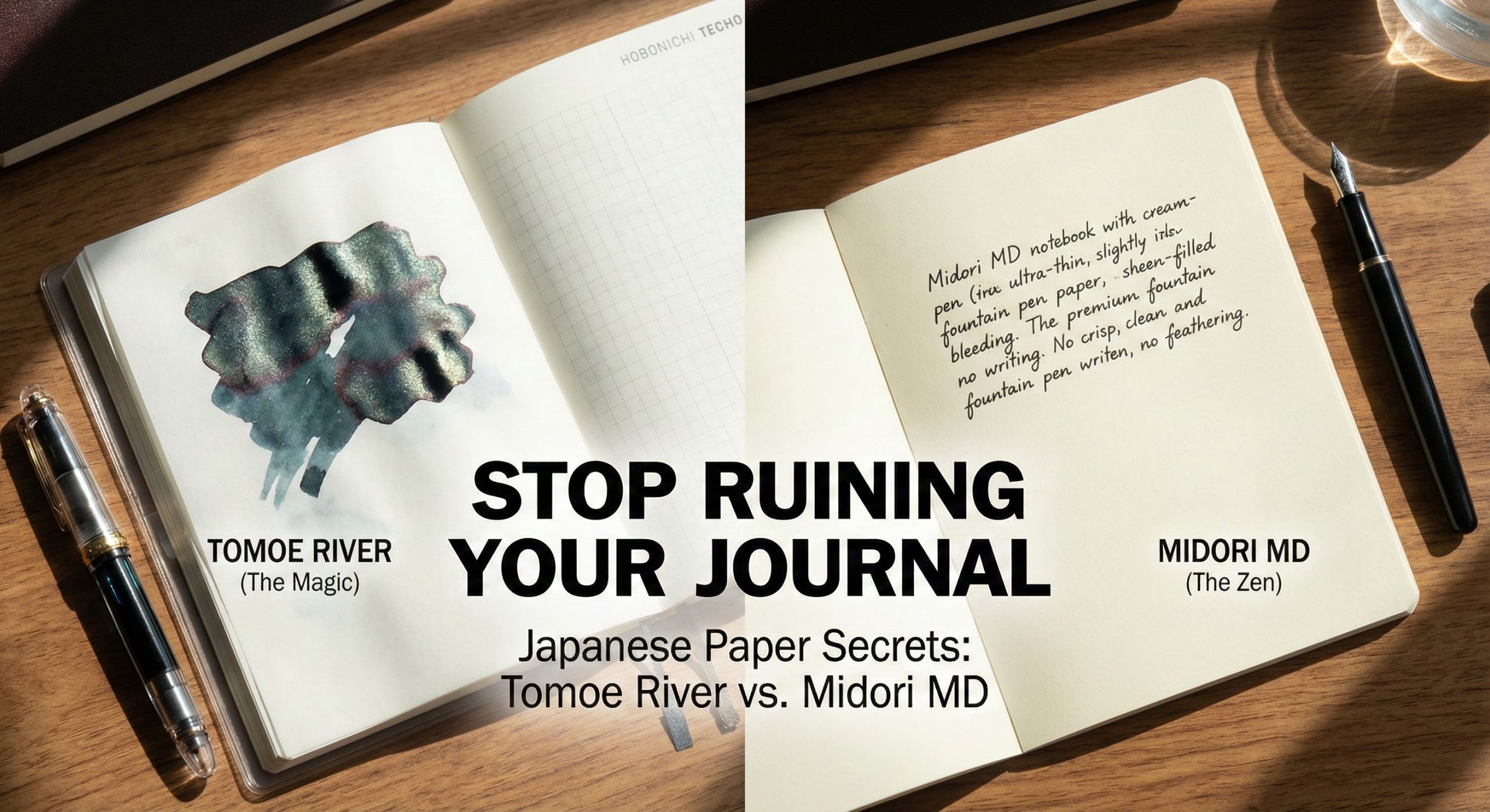 Tomoe River vs. Midori MD